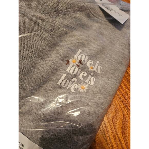 Bandier x Sincerely Jules The Juniper Sweatshirt Vintage Heather Grey Medium - Picture 14 of 15